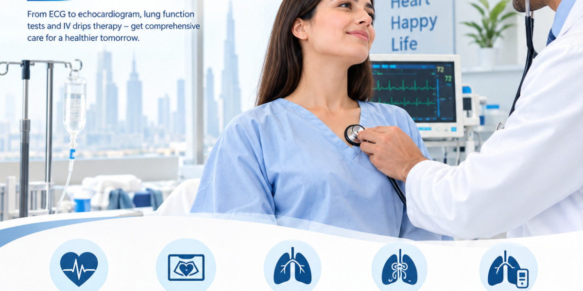 Complete Heart Check-Up in Dubai: ECG, Echocardiogram, IV Drips and Lung Function Tests
