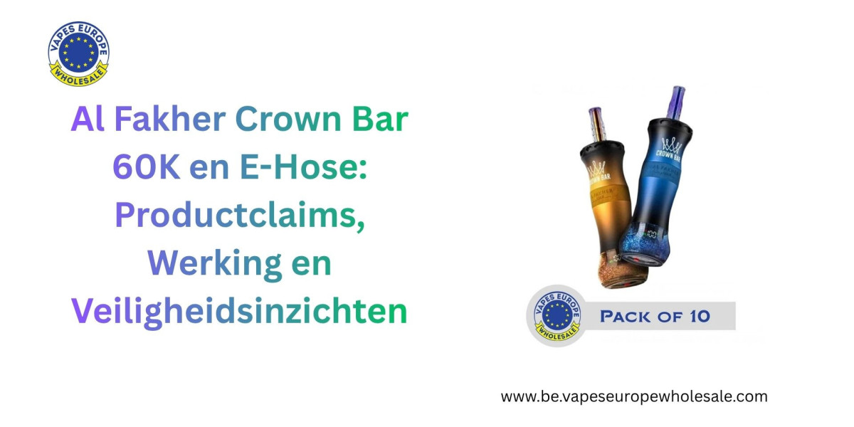 Al Fakher Crown Bar 60K en E-Hose: Productclaims, Werking en Veiligheidsinzichten